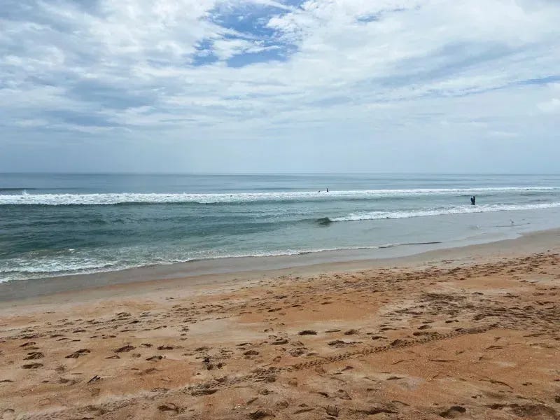 The ocean at the Outer Banks.