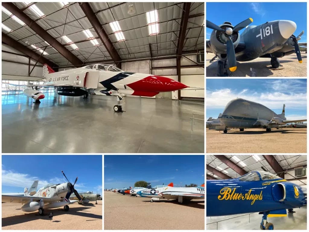 Pima Air and Space Museum has amazing aircraft displayed.