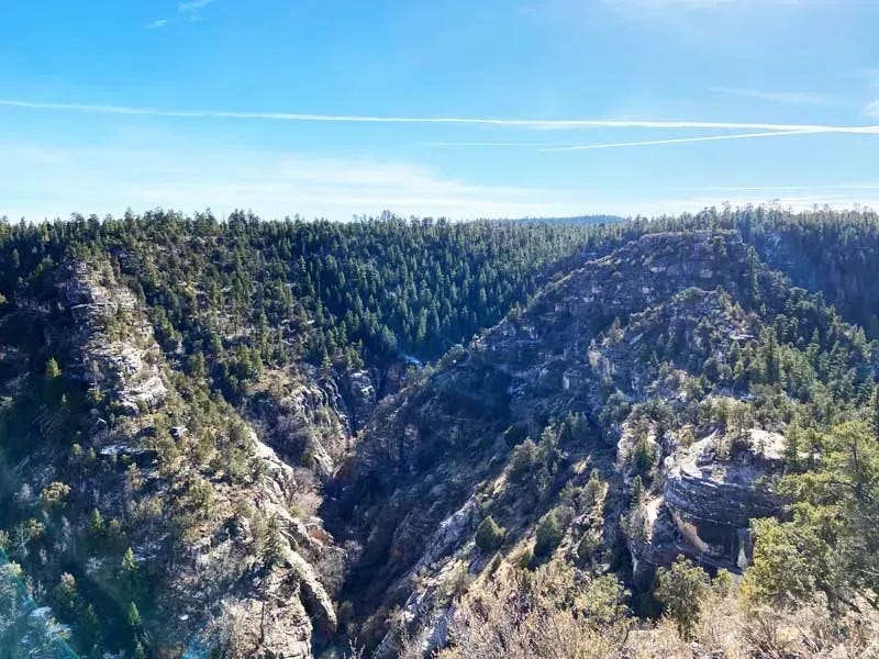 A beautiful view from the top of Chiracahua National Monument.