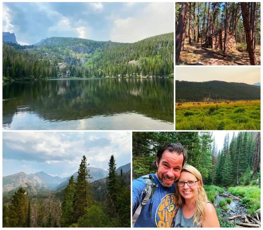 Photos from hiking Rocky Mountain National Park