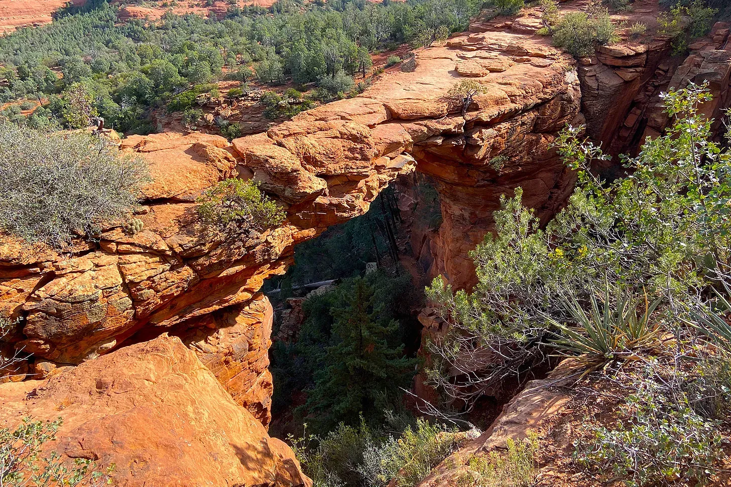 Hiking Devils Bridge Trail in Sedona. Post image